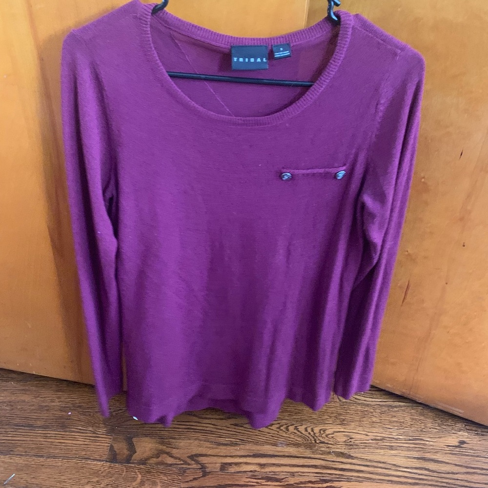 Purple sweater